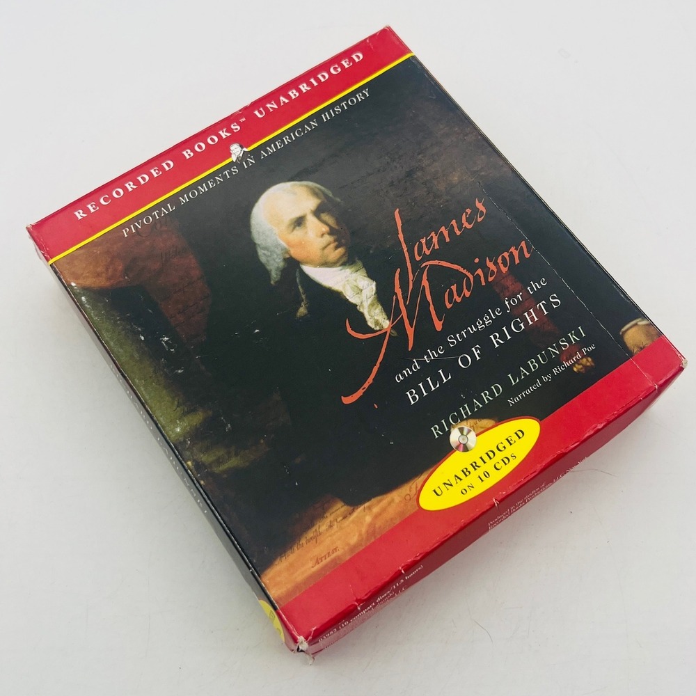 James Madison Struggle for the Bill of Rights Richard Labunski Audiobook 10 CDs